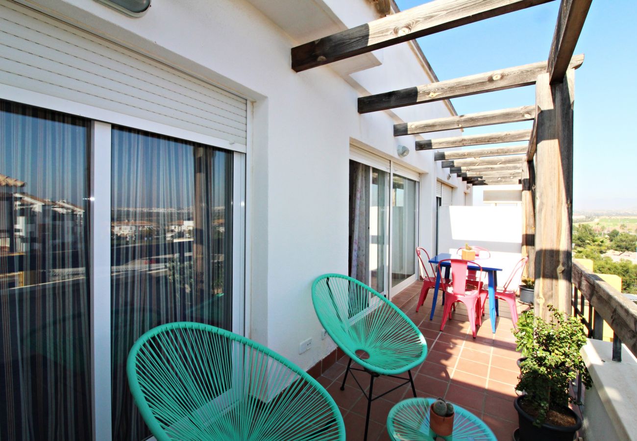 Ferienwohnung in Vera playa - Lomas del Mar 2 Penthouse - WiFi & Dachterrasse