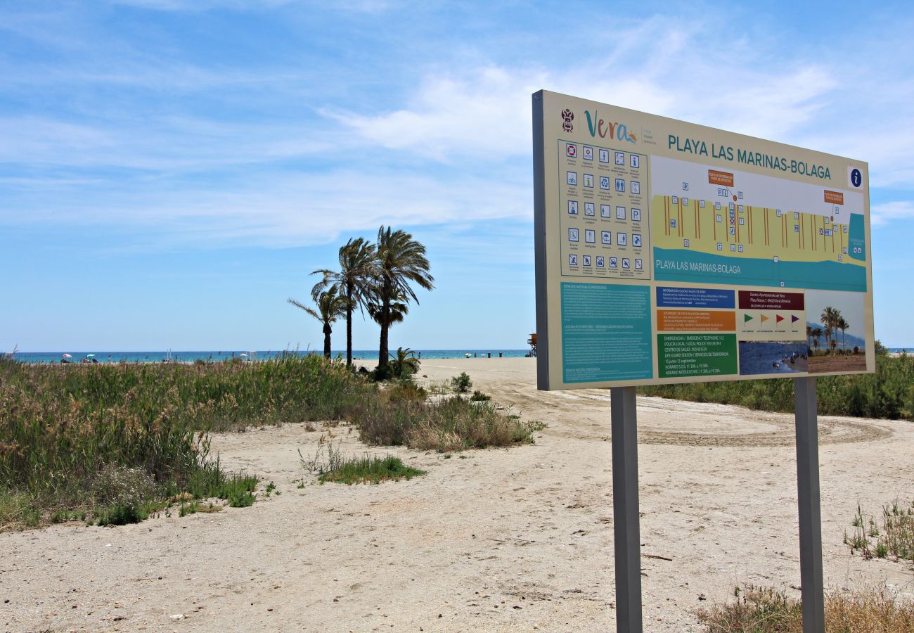 Ferienwohnung in Vera playa - V. Coast - 200 m Strand, WLAN, Gemeinschaftspool