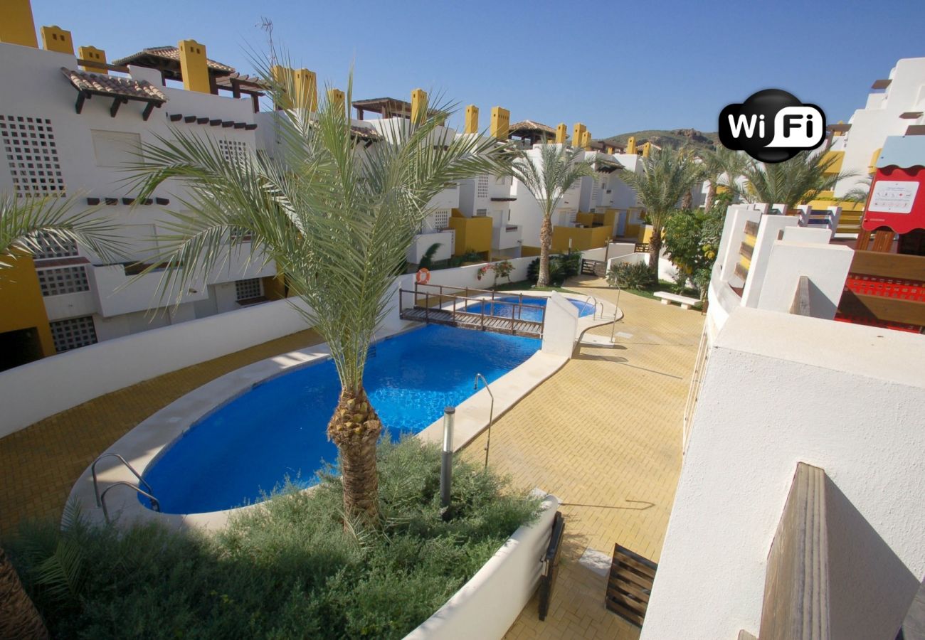 Appartement in Vera Playa - Lomas del Mar 5 - WiFi, privé tuin, verwarmd binnenzwembad