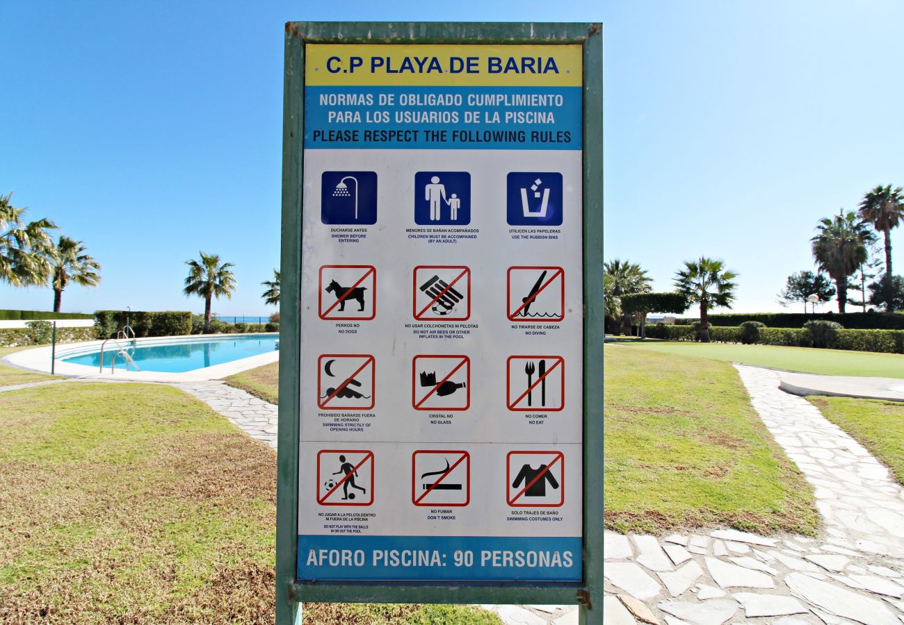 Herenhuis in Vera Playa - Playa de Baria I - Voor het strand, privé tuin & WiFi